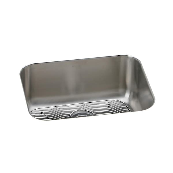 Elkay Stainless Steel 23-1/2 X 18-1/4 X 10 Single Bowl Undermount Sink Kit EGUH211510DBG - main
